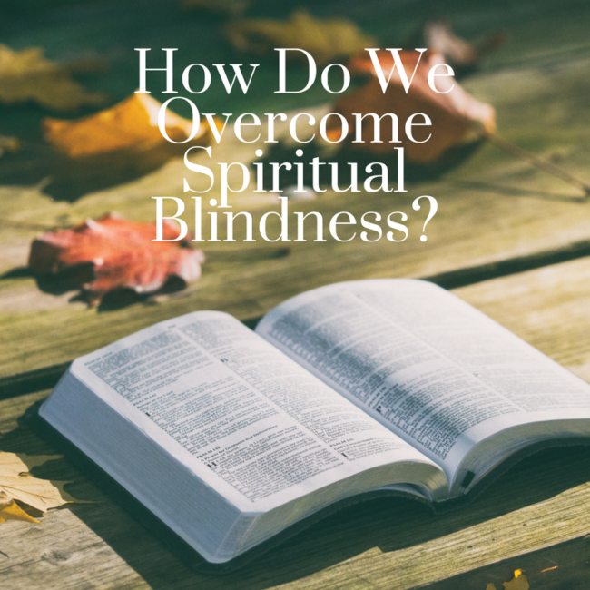 NATIONAL PRAYER ROOM | Spiritual Blindness - NATIONAL PRAYER ROOM